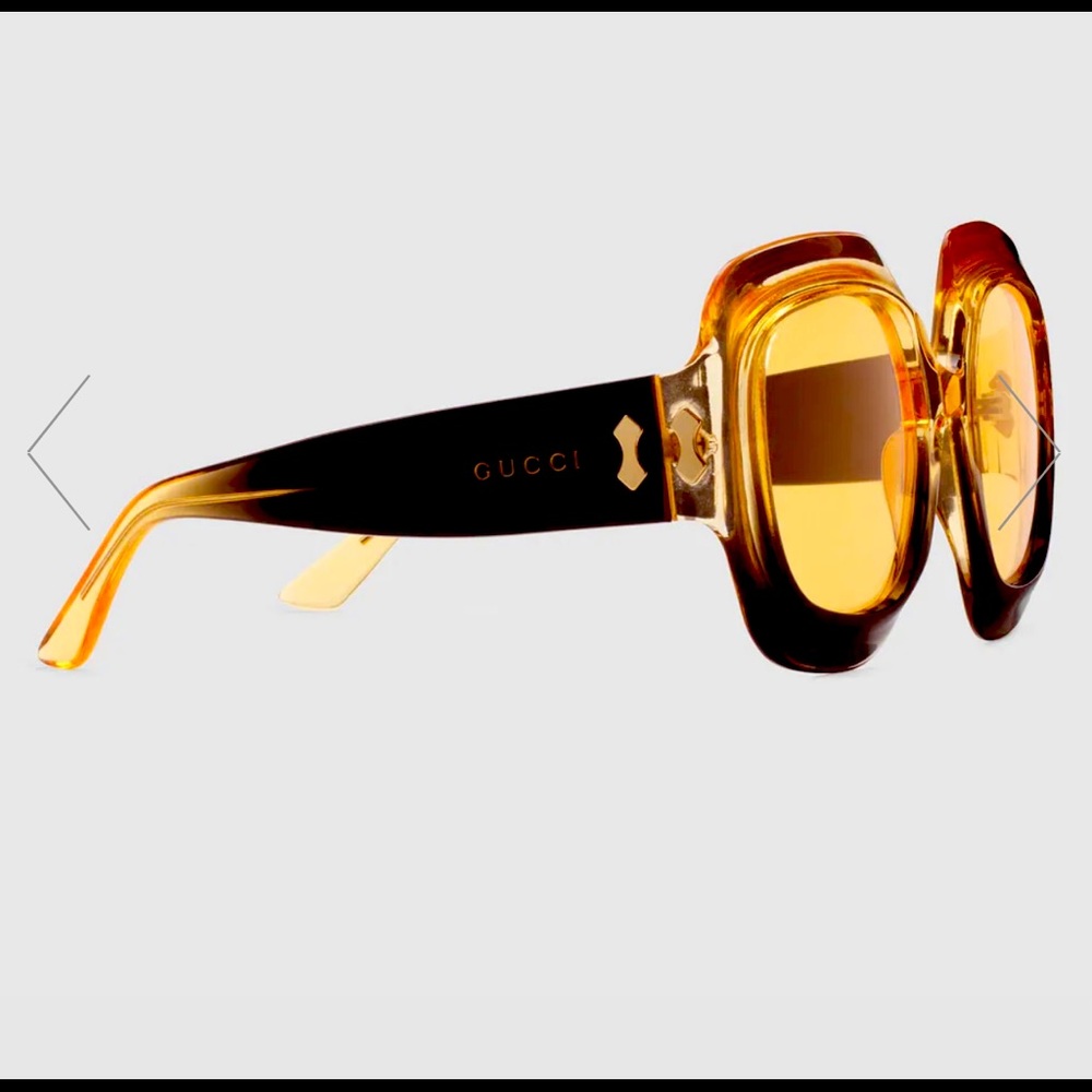 Beautiful Black Yellow Rectangular Frame Glasses ! - image 1